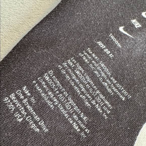 Nike Club Fleece 1/4 Zip All Over Print Sweatshirt Black White Size XXL - Picture 6 of 14